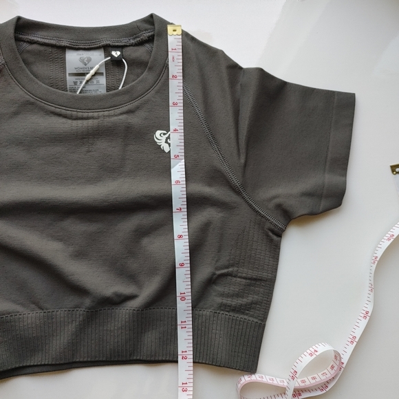 Womens Best Power Crop Top & Cycling Shorts - Picture 8 of 15